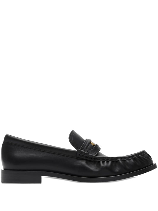 leather loafers