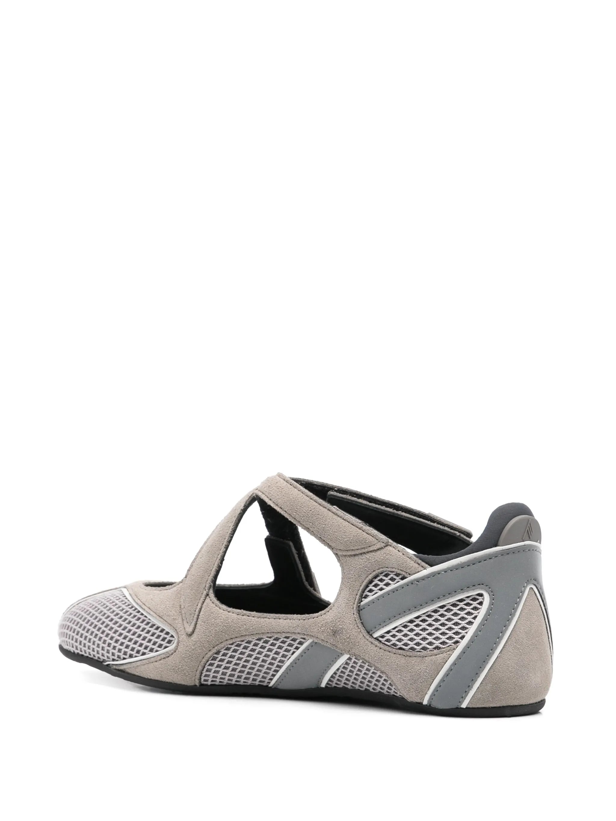logo detail ballet flats