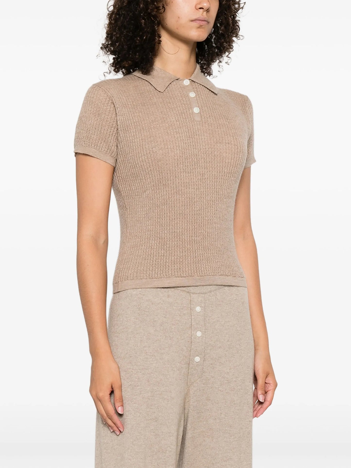 cashmere polo shirt