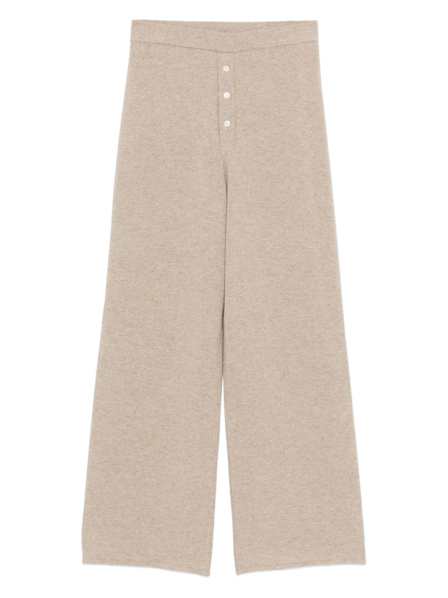 cashmere straight-leg trousers