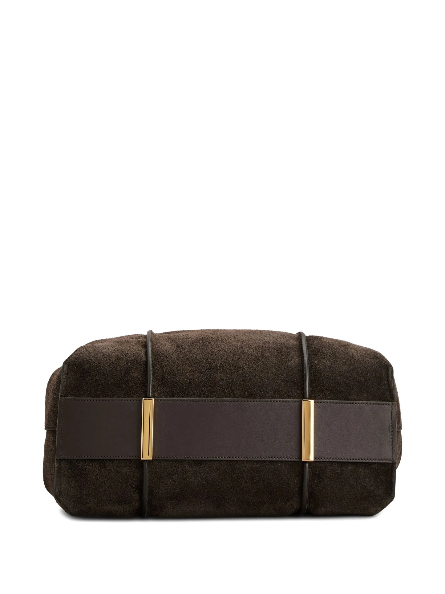 medium T-Bar suede shoulder bag