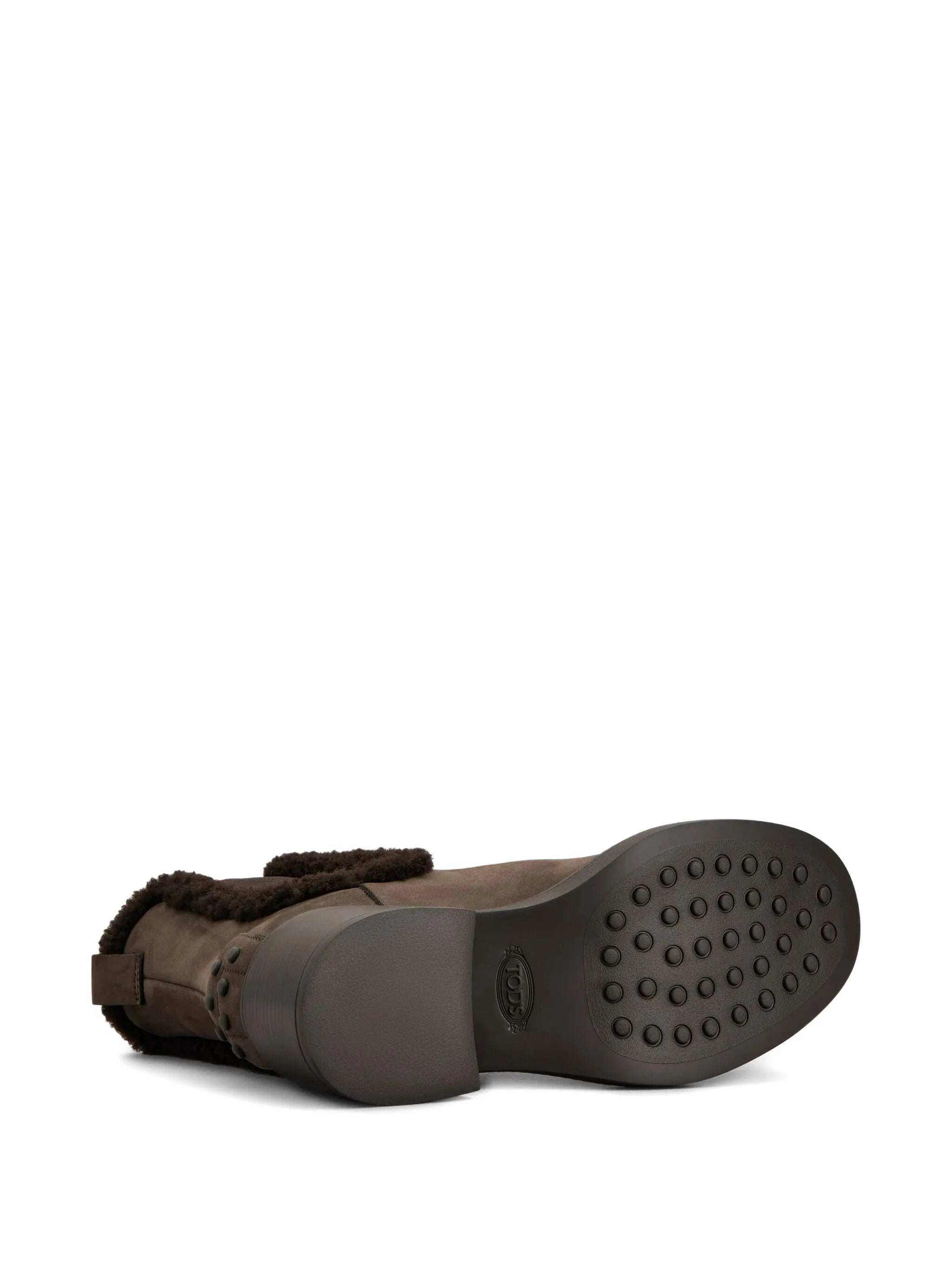 faux-fur trim Chelsea boots