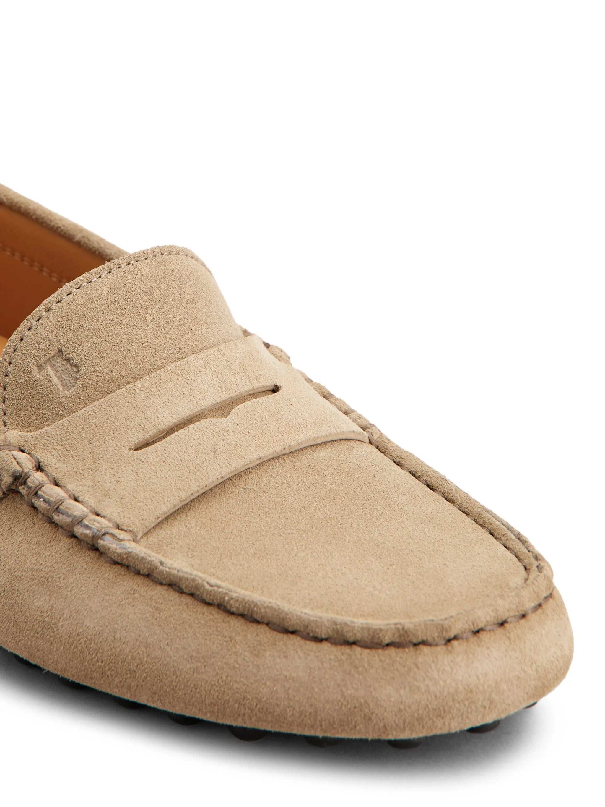 Gommino suede ballet flats