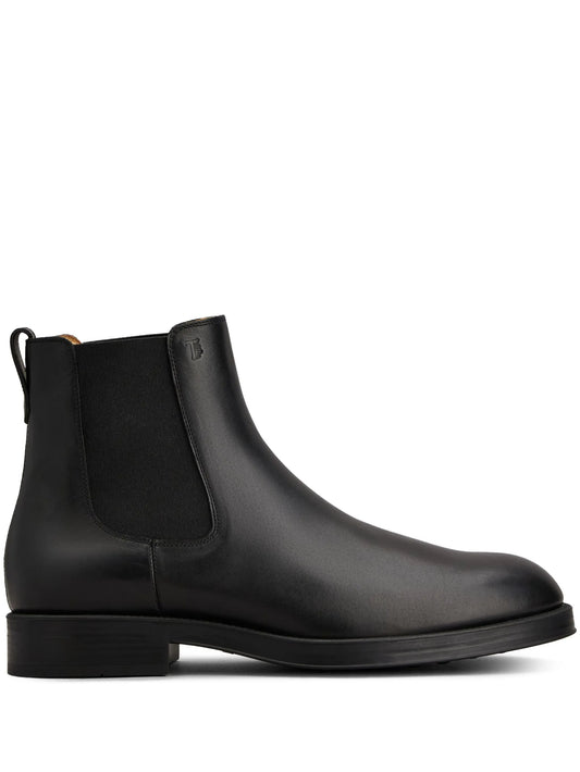 leather Chelsea boots