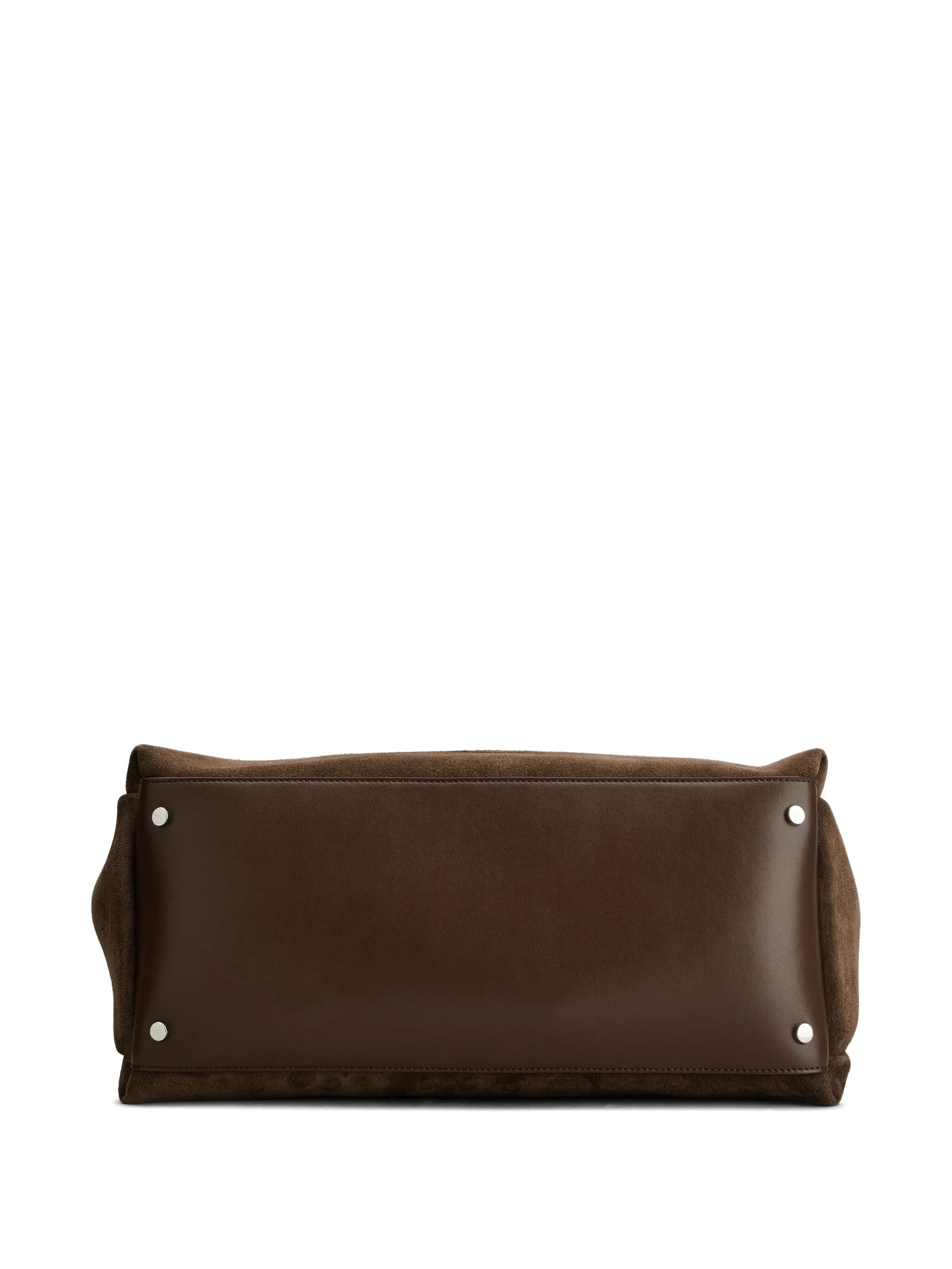 medium suede tote bag