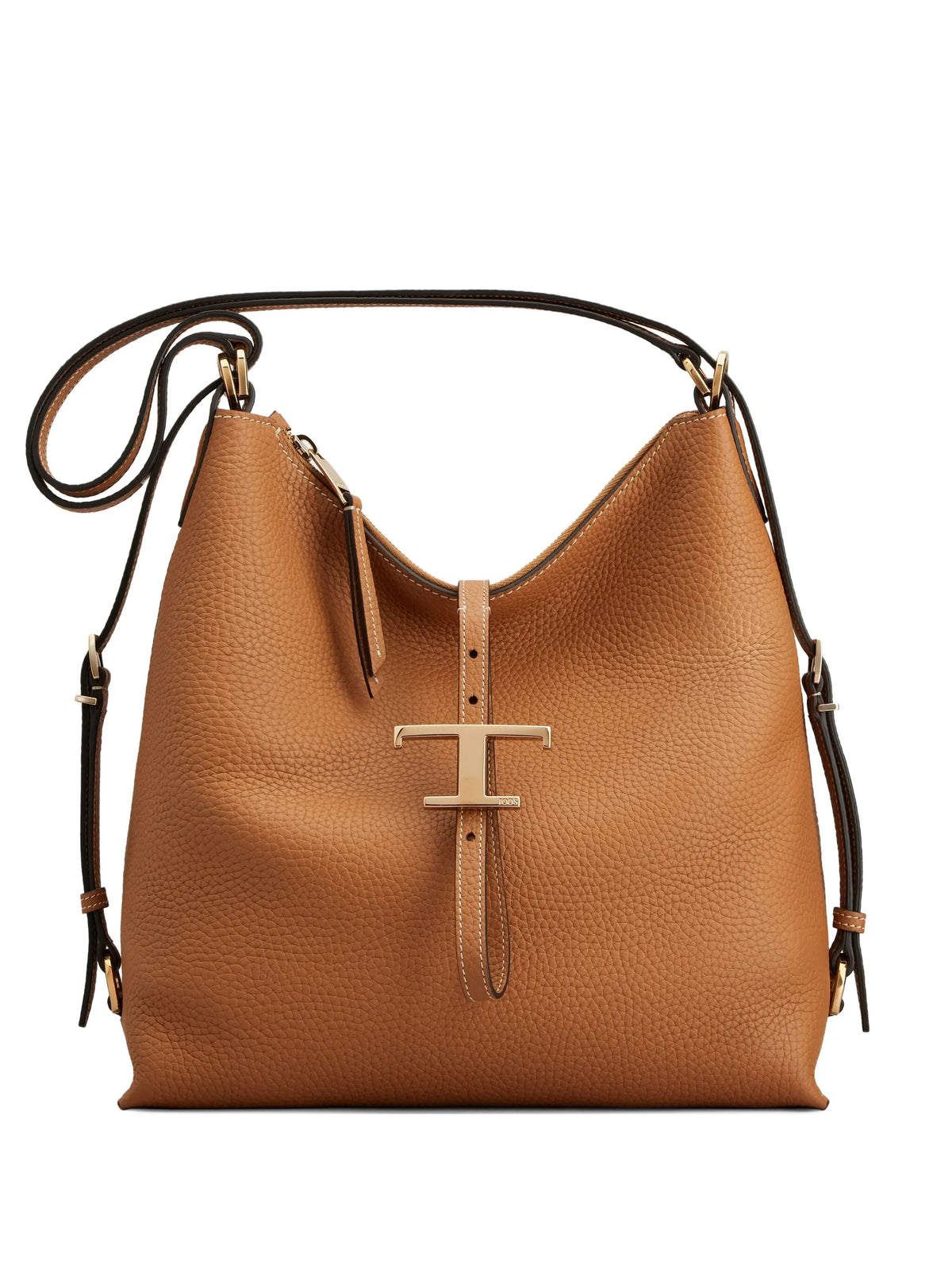 T Timeless shoulder bag in leather small