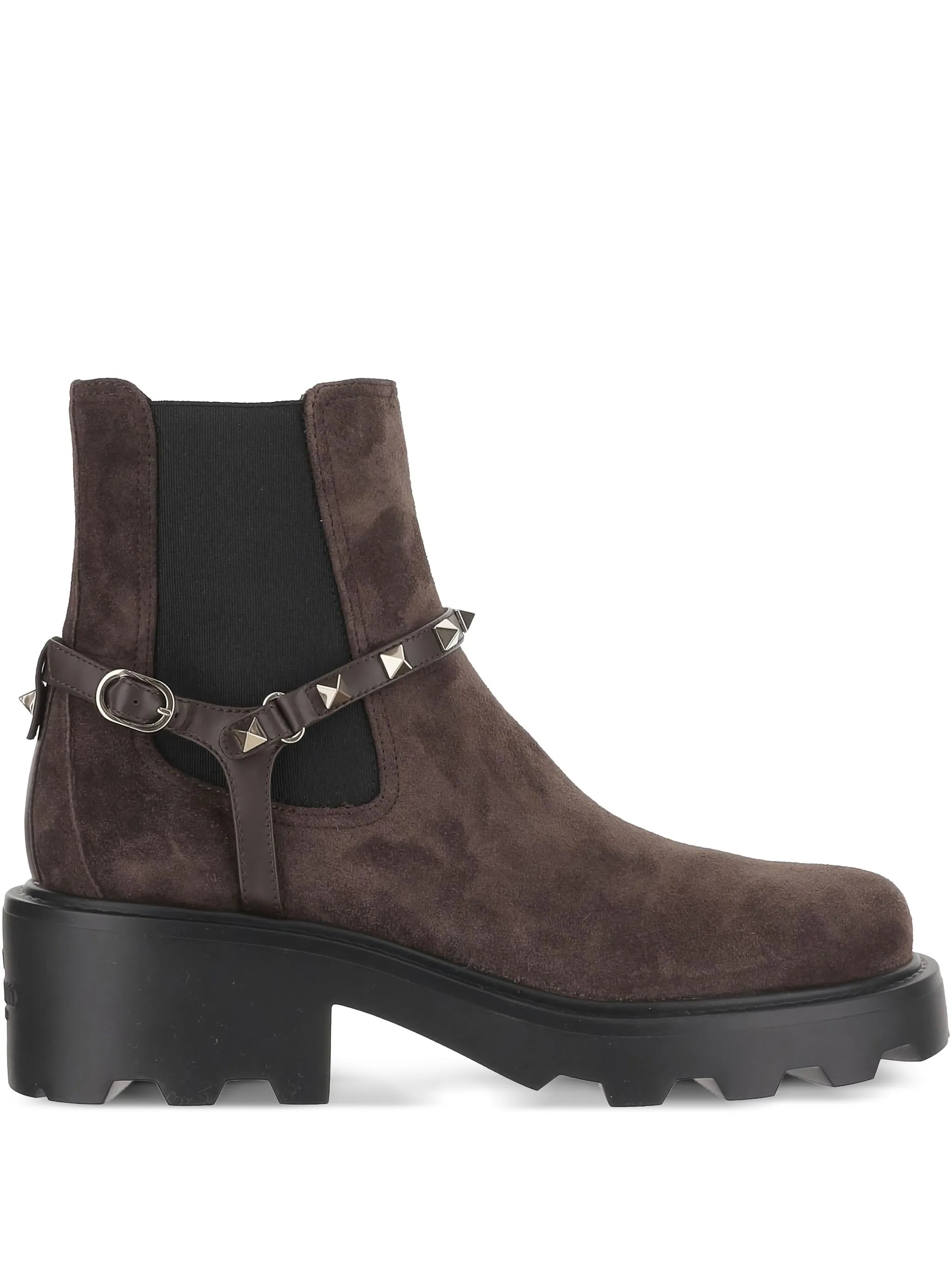 studded-ankle Chelsea boots
