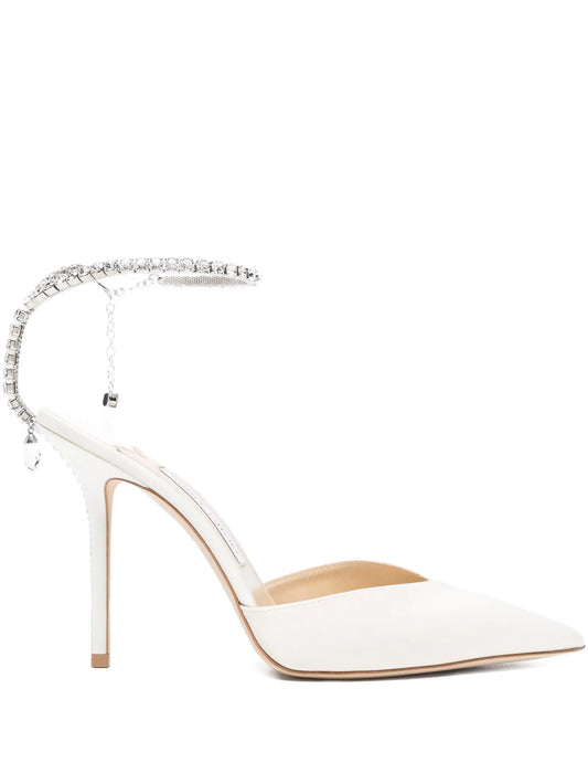 100mm Saeda heeled pumps