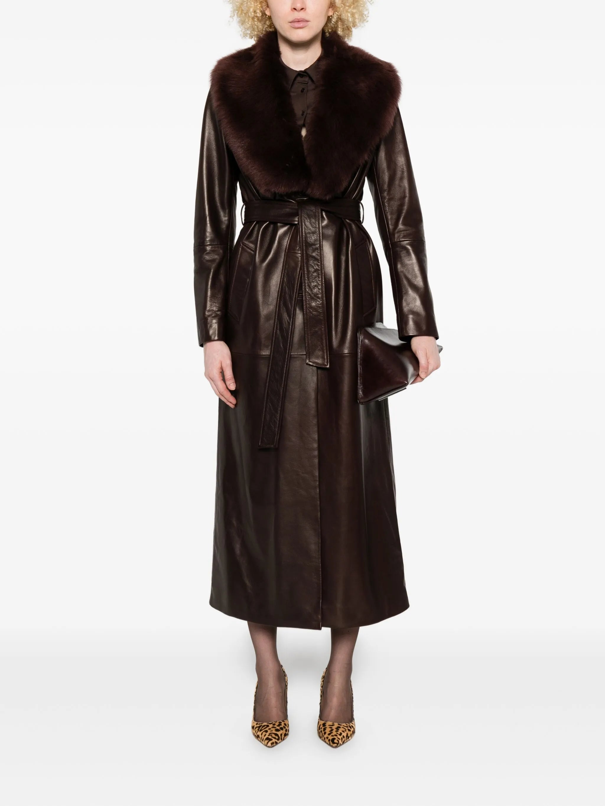 Dakota belted coat