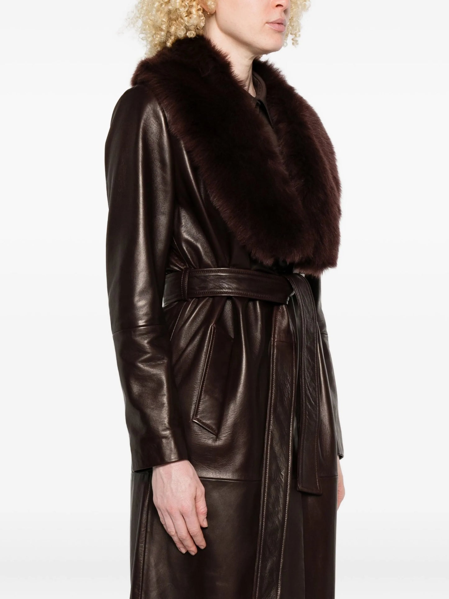 Dakota belted coat
