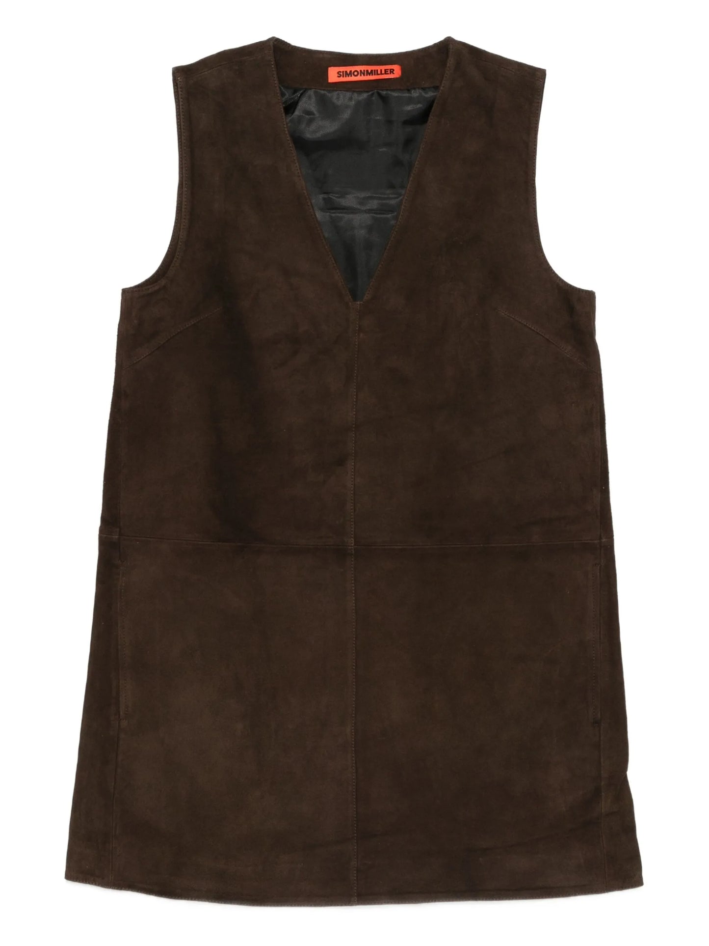 Fountain suede mini dress