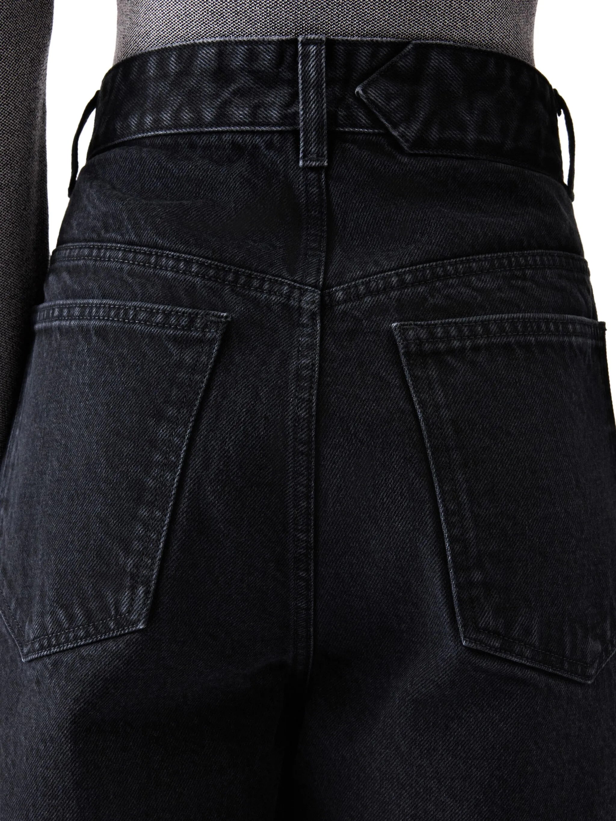 high-rise jeans