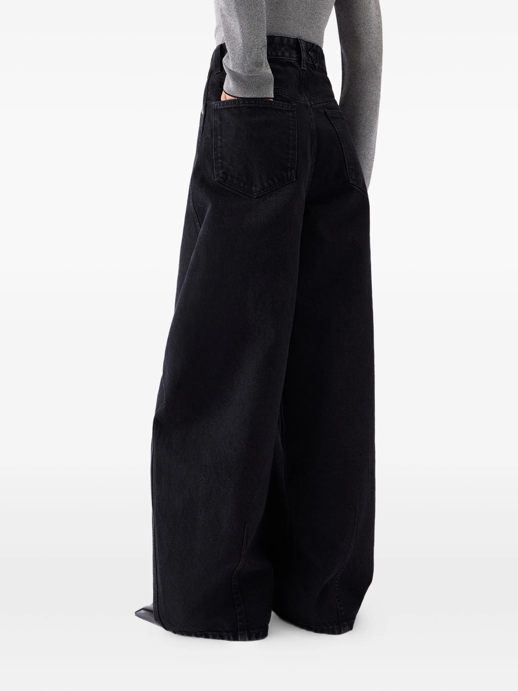 high-rise jeans