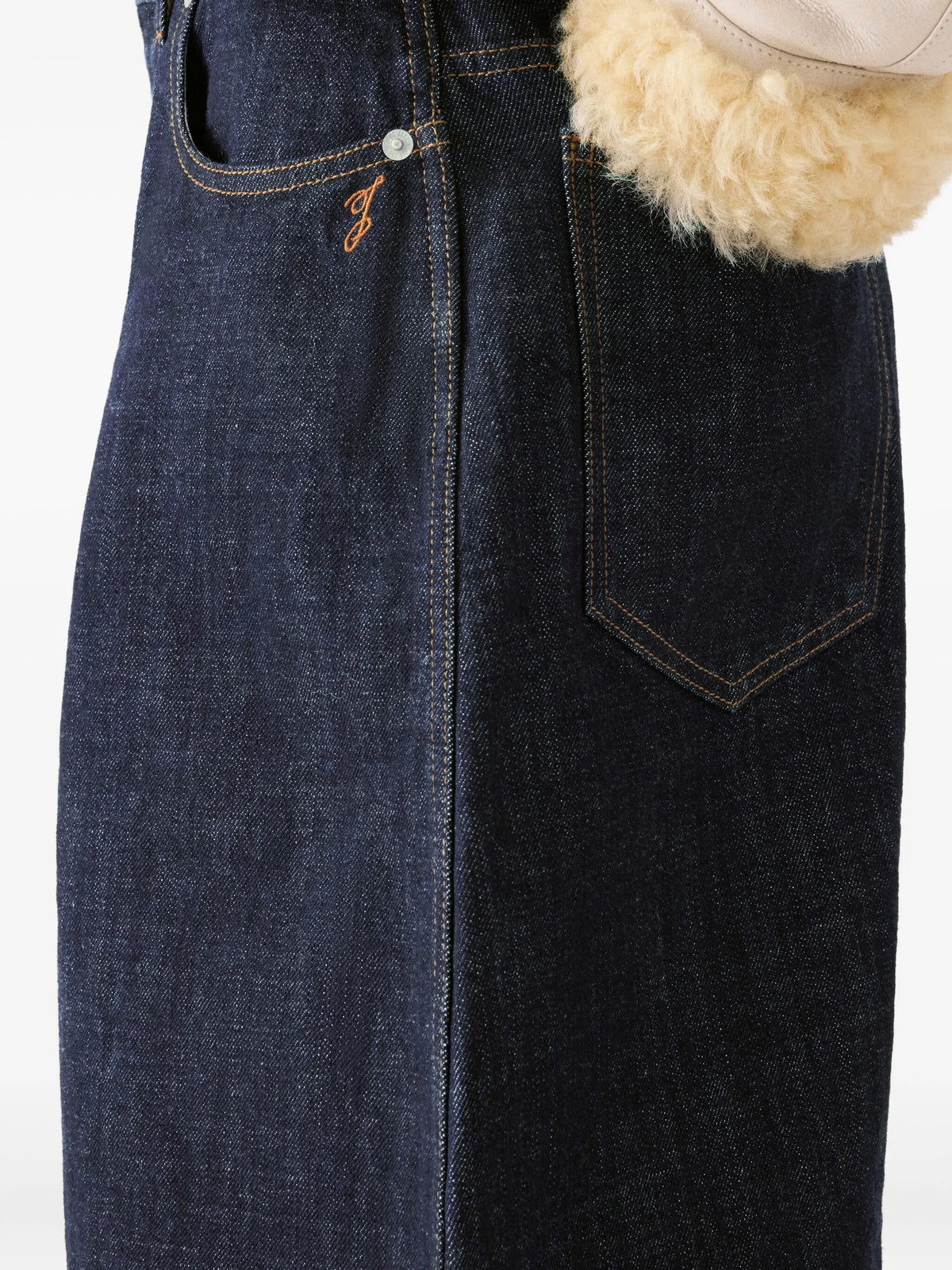 Le De-Nîmes Ovalo pleated jeans