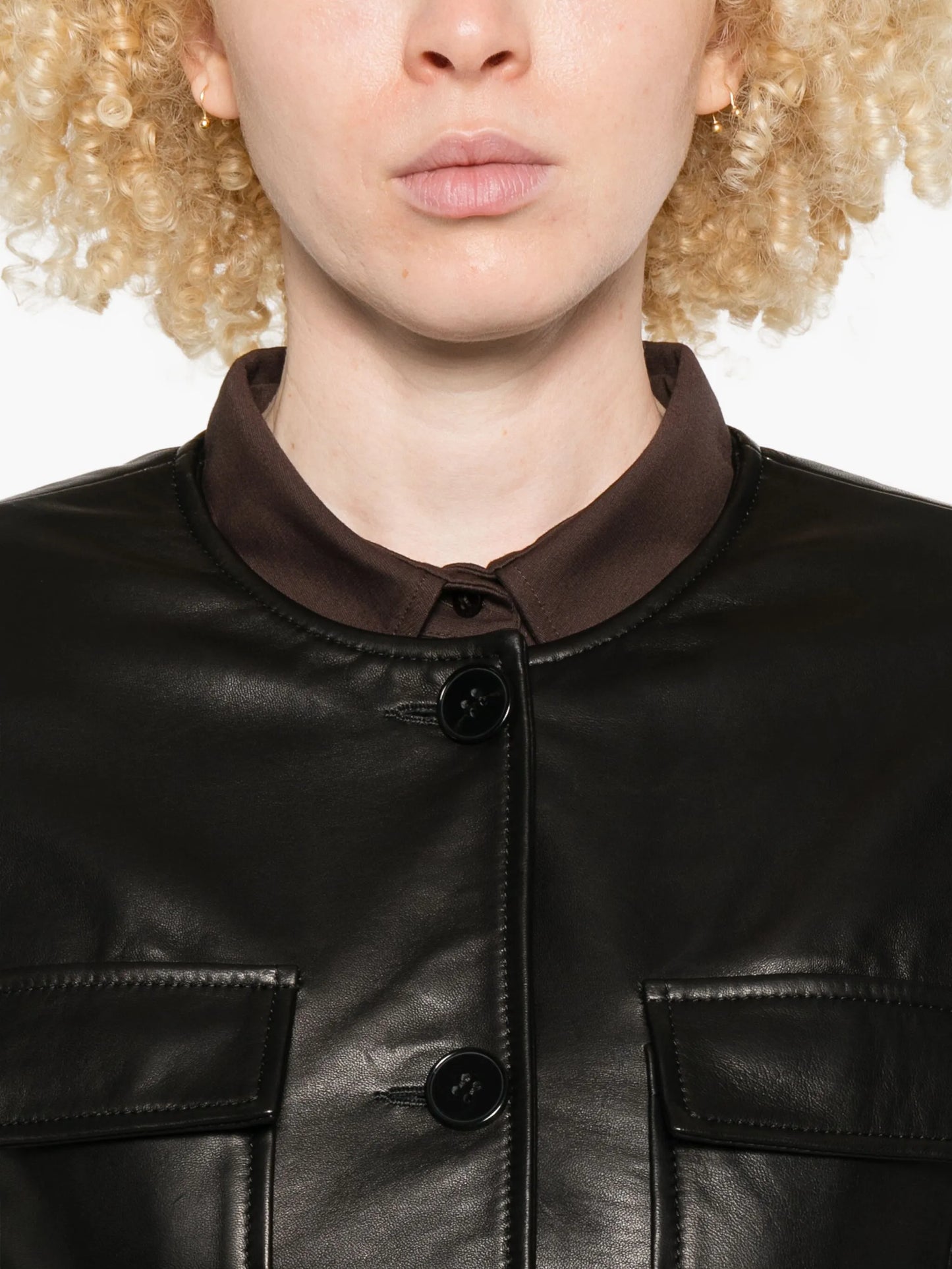 leather blazer