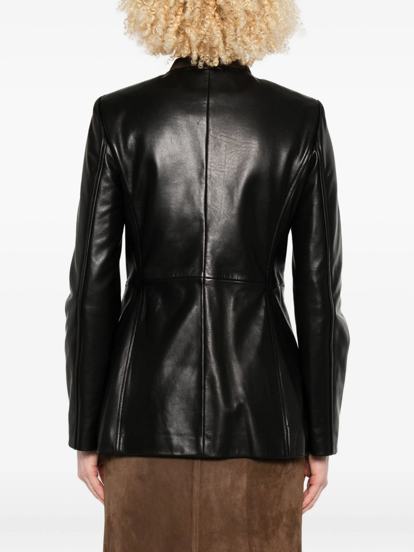leather blazer