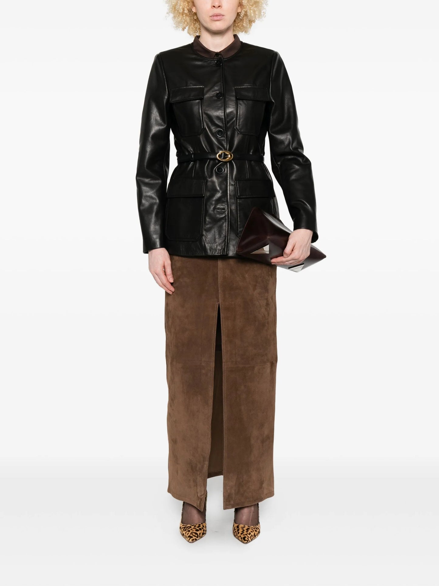 leather blazer