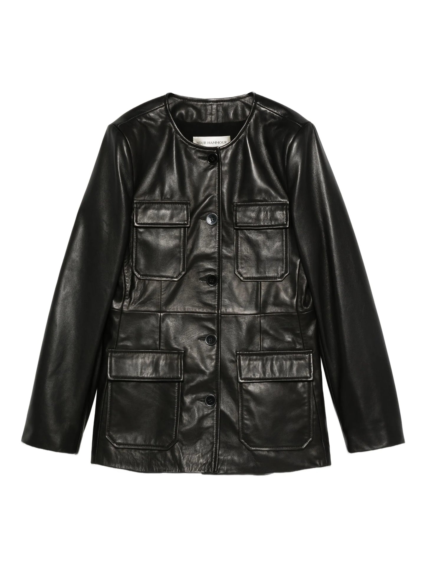 leather blazer
