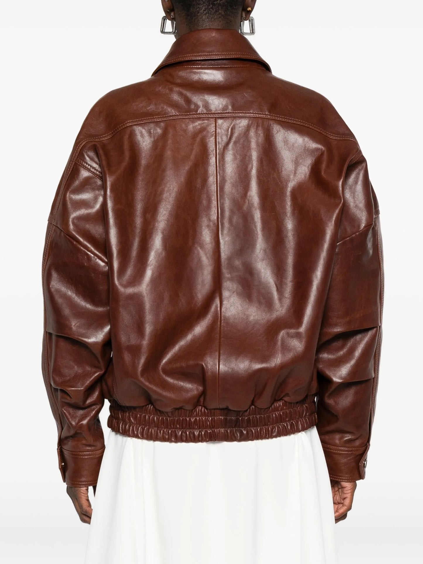 Dalme leather bomber jacket