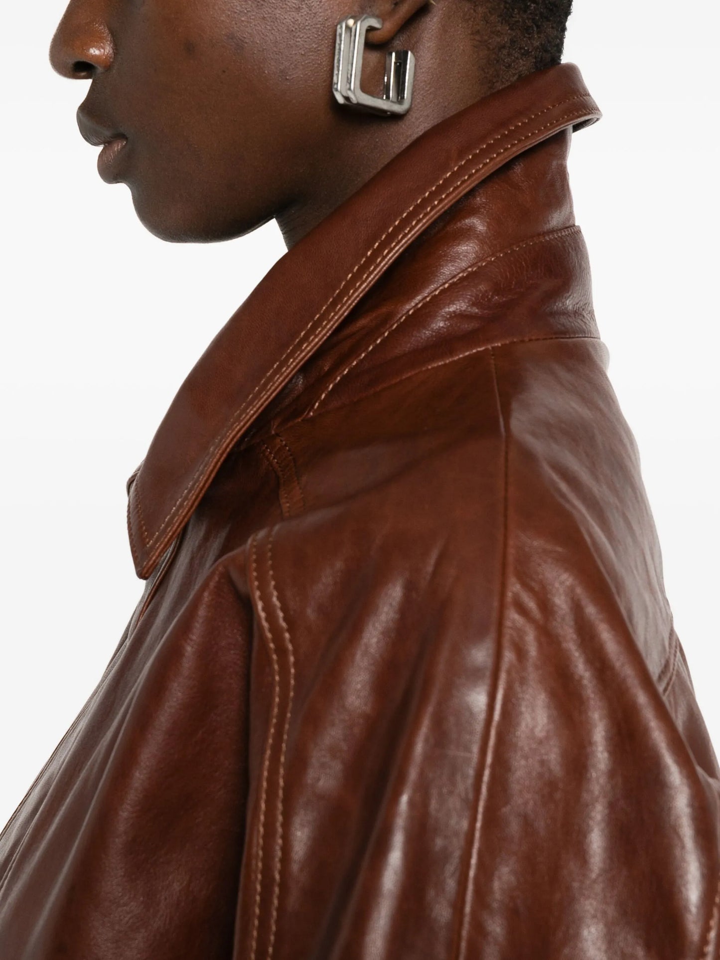 Dalme leather bomber jacket
