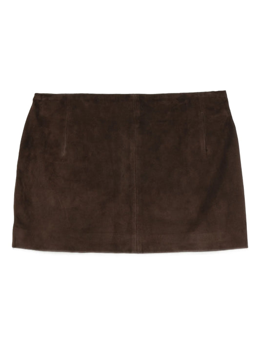 Avery suede mini skirt