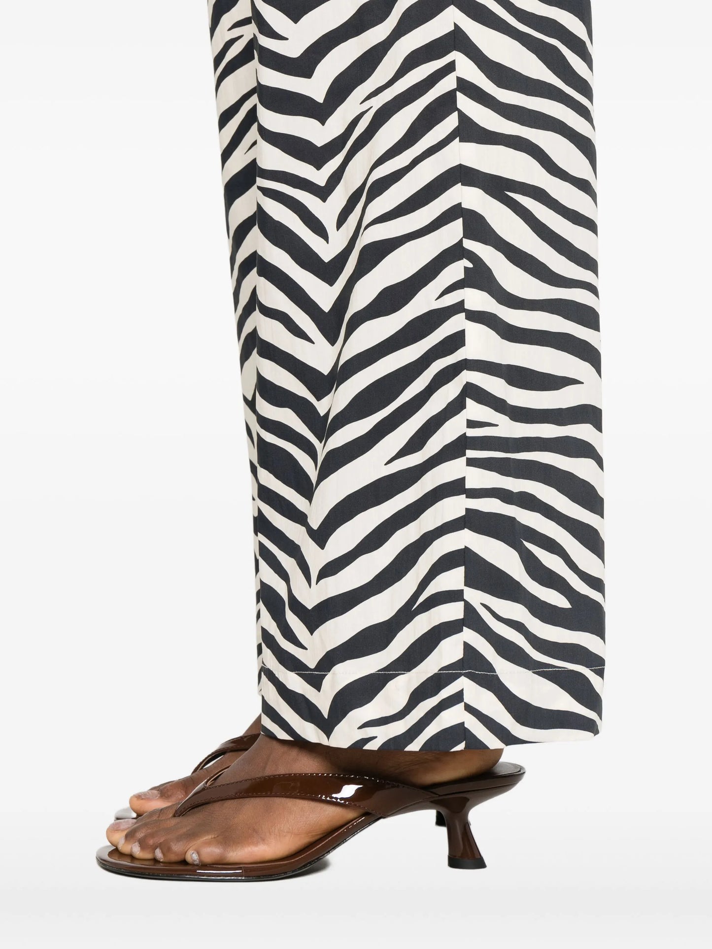 Pia zebra-print trousers
