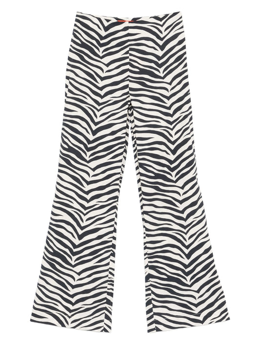 Pia zebra-print trousers