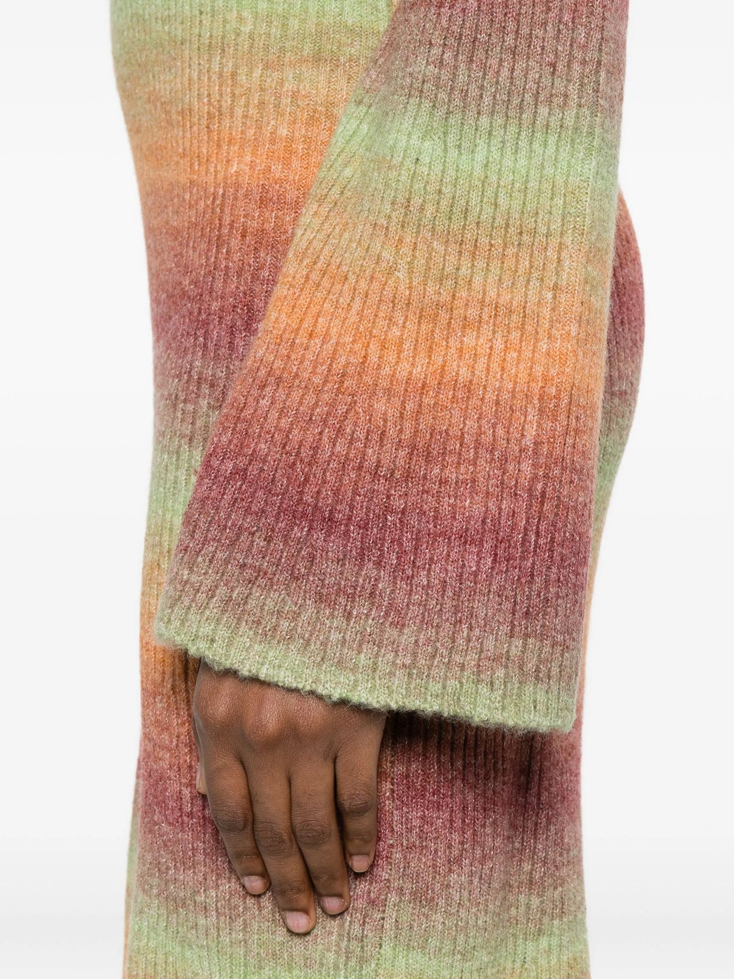 Axon striped midi dress