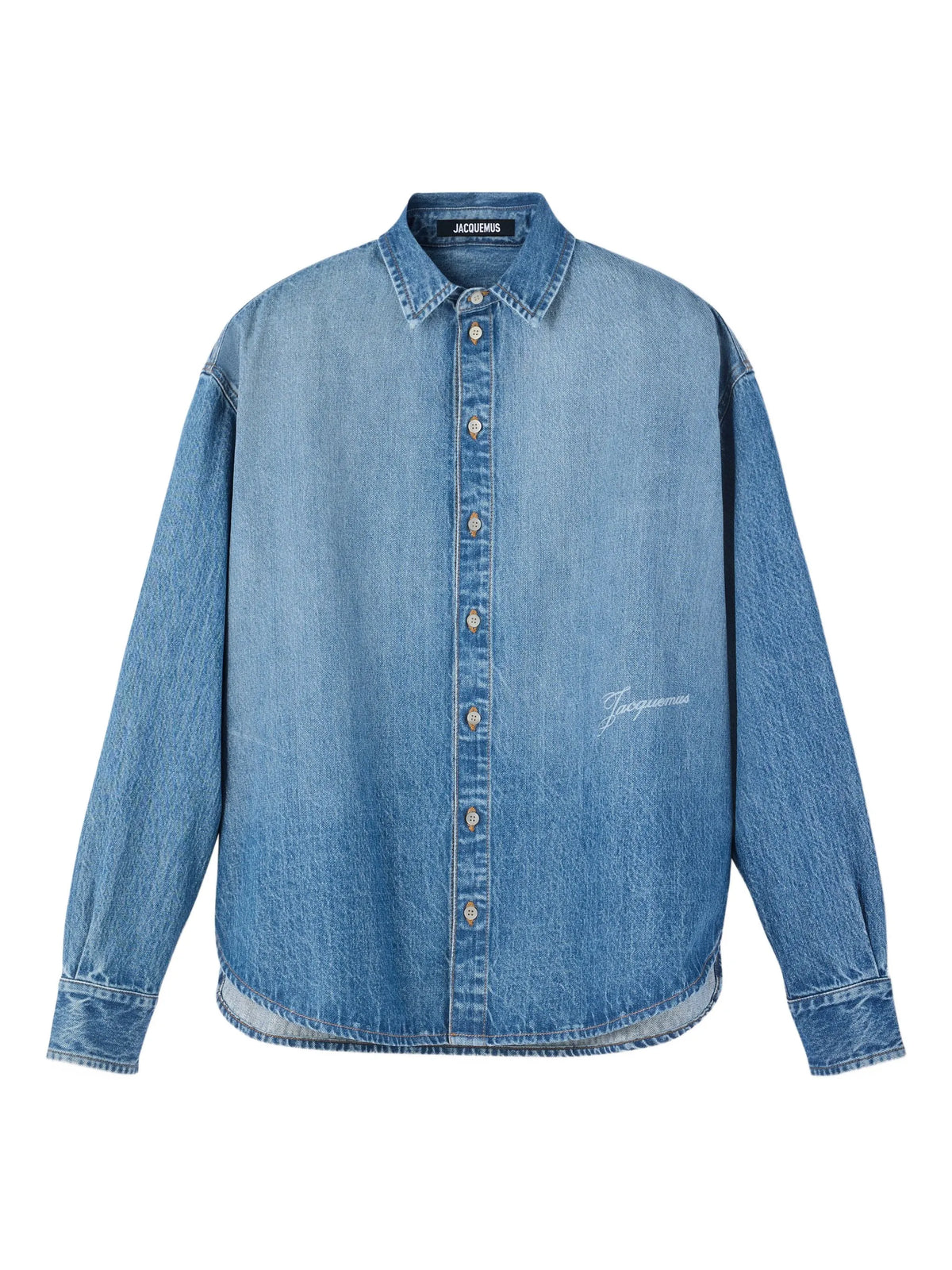 Simon de-Nîmes logo-embroidered shirt