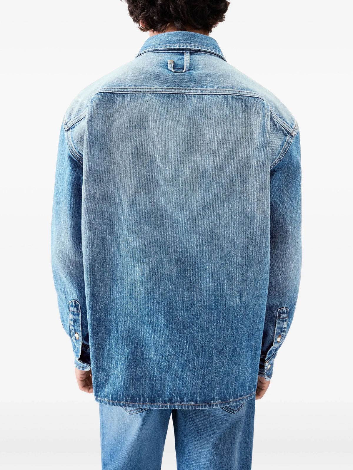 Simon de-Nîmes logo-embroidered shirt