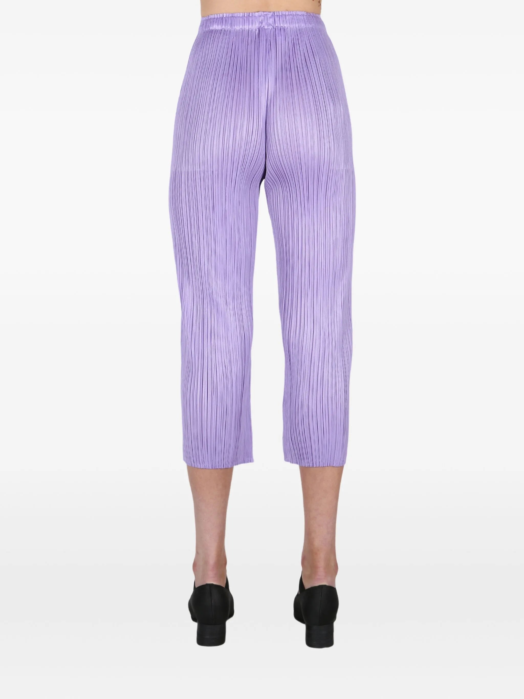 cropped tapered trousers
