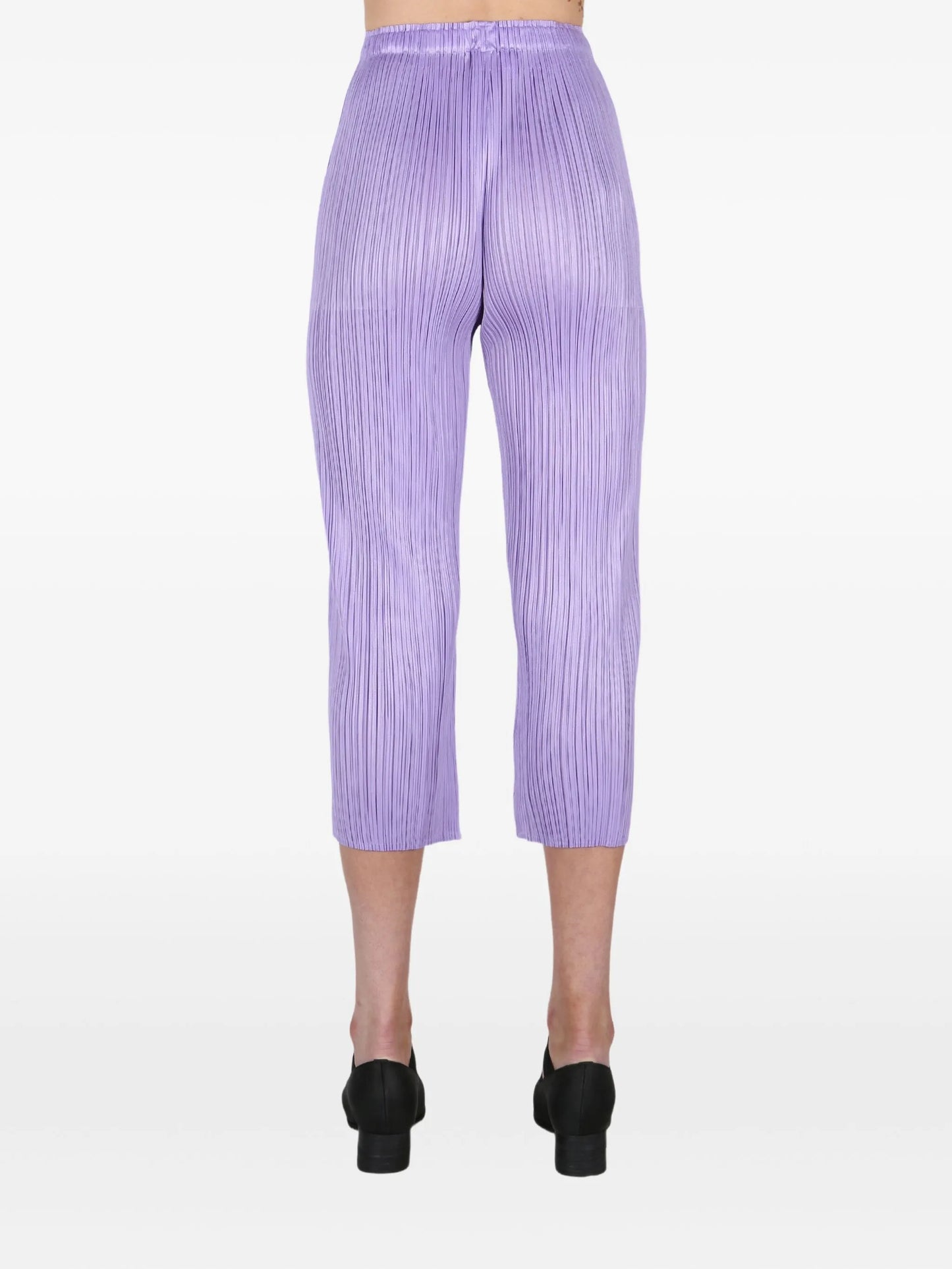 cropped tapered trousers