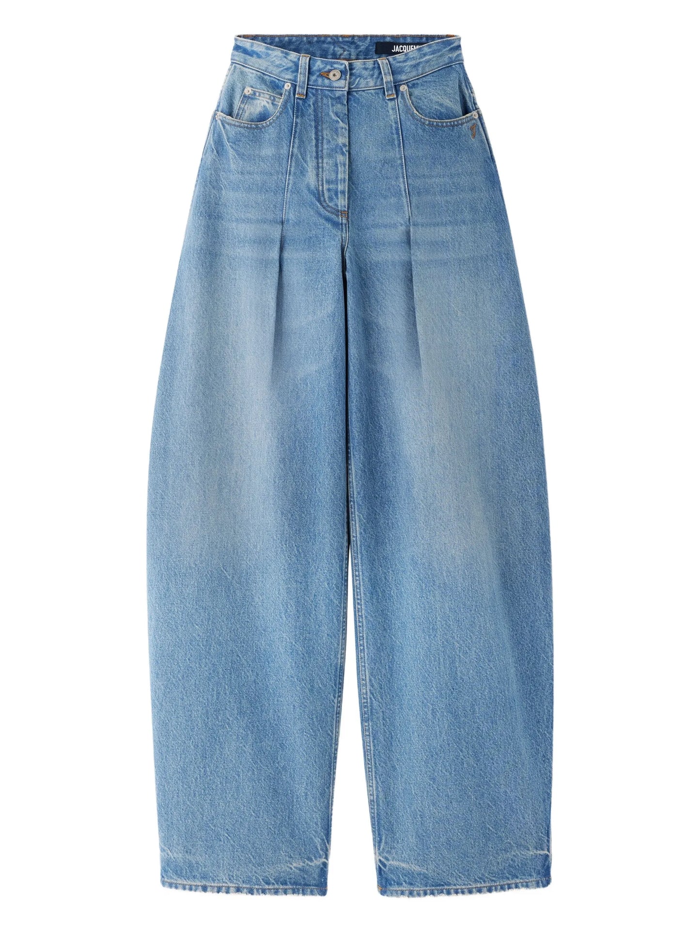 Le De-Nîmes Ovalo pleated jeans