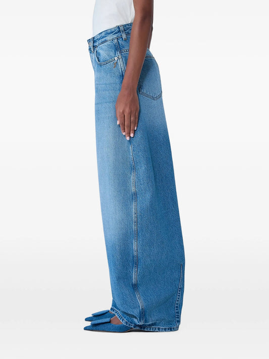 Ovalo de-Nîmes high-waisted jeans