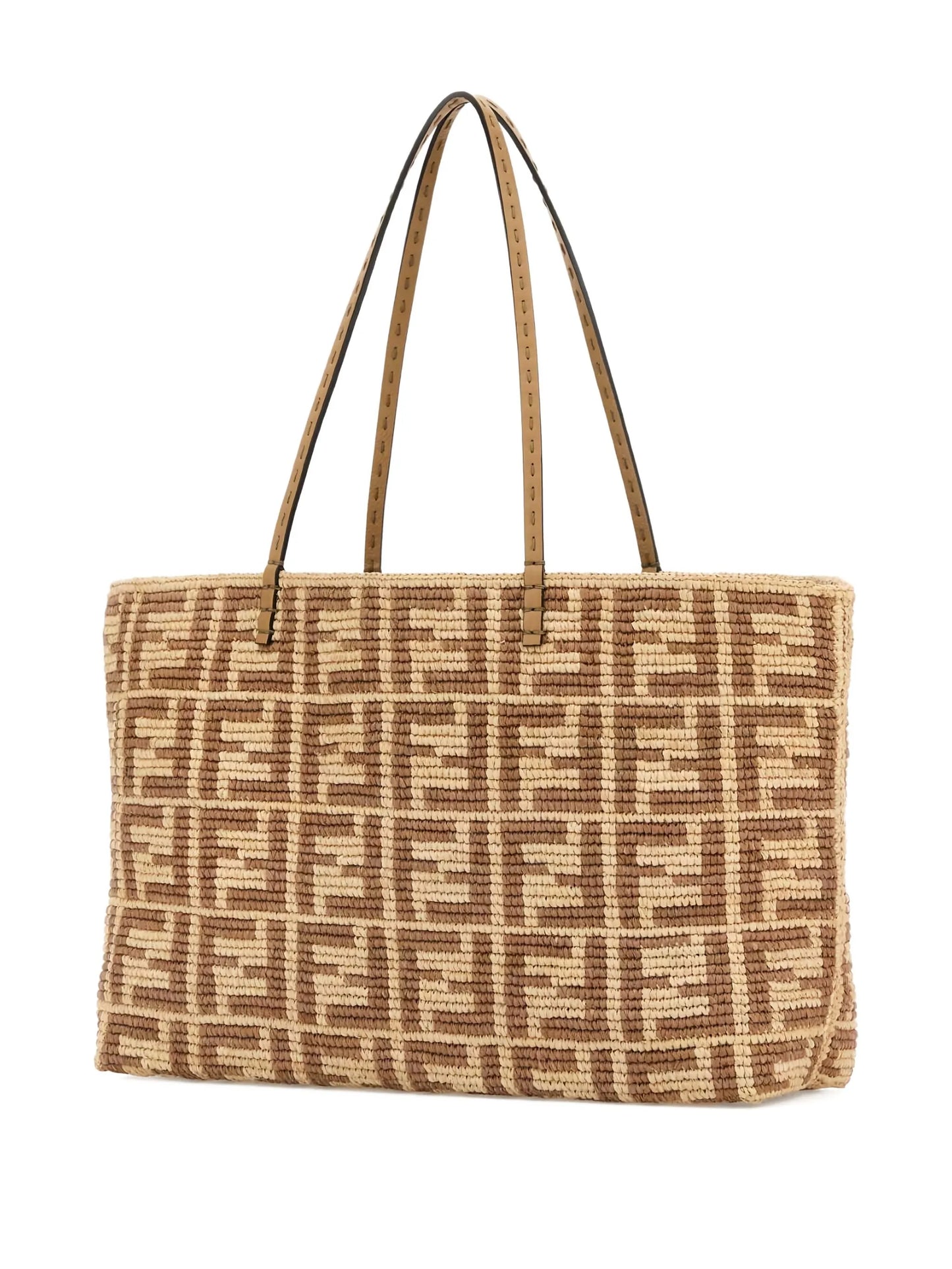 Roll large embroidered tote bag