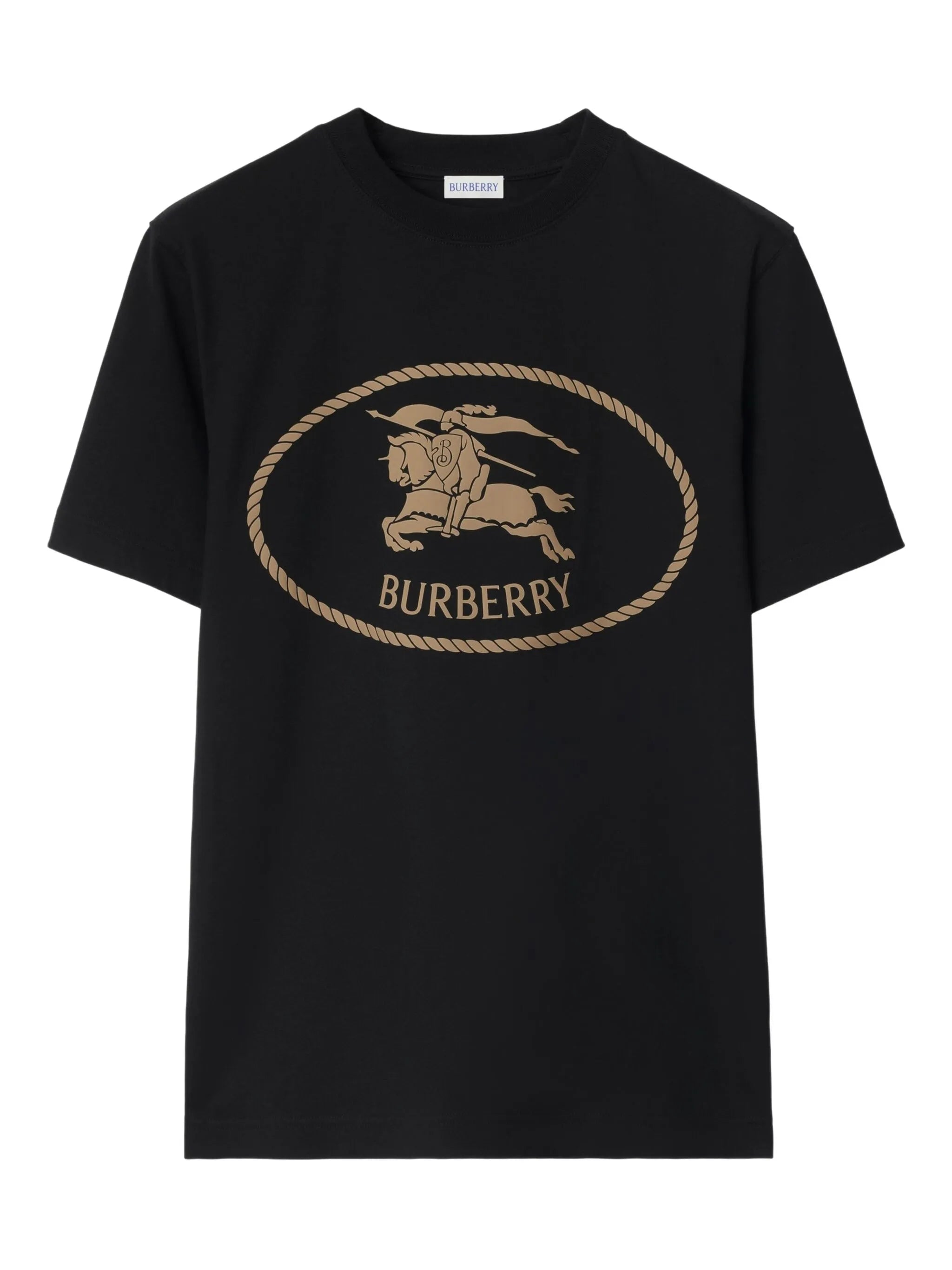 Knight-stamp cotton T-shirt