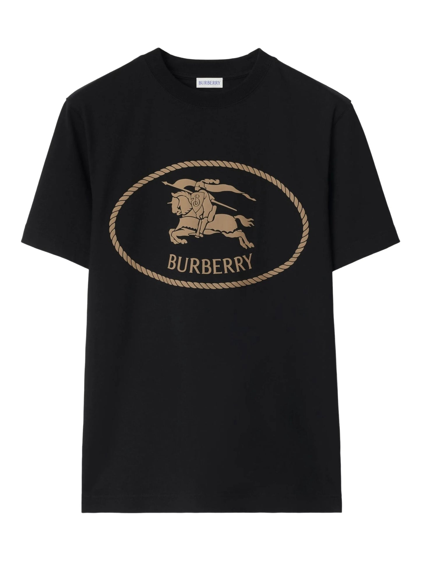 Knight-stamp cotton T-shirt