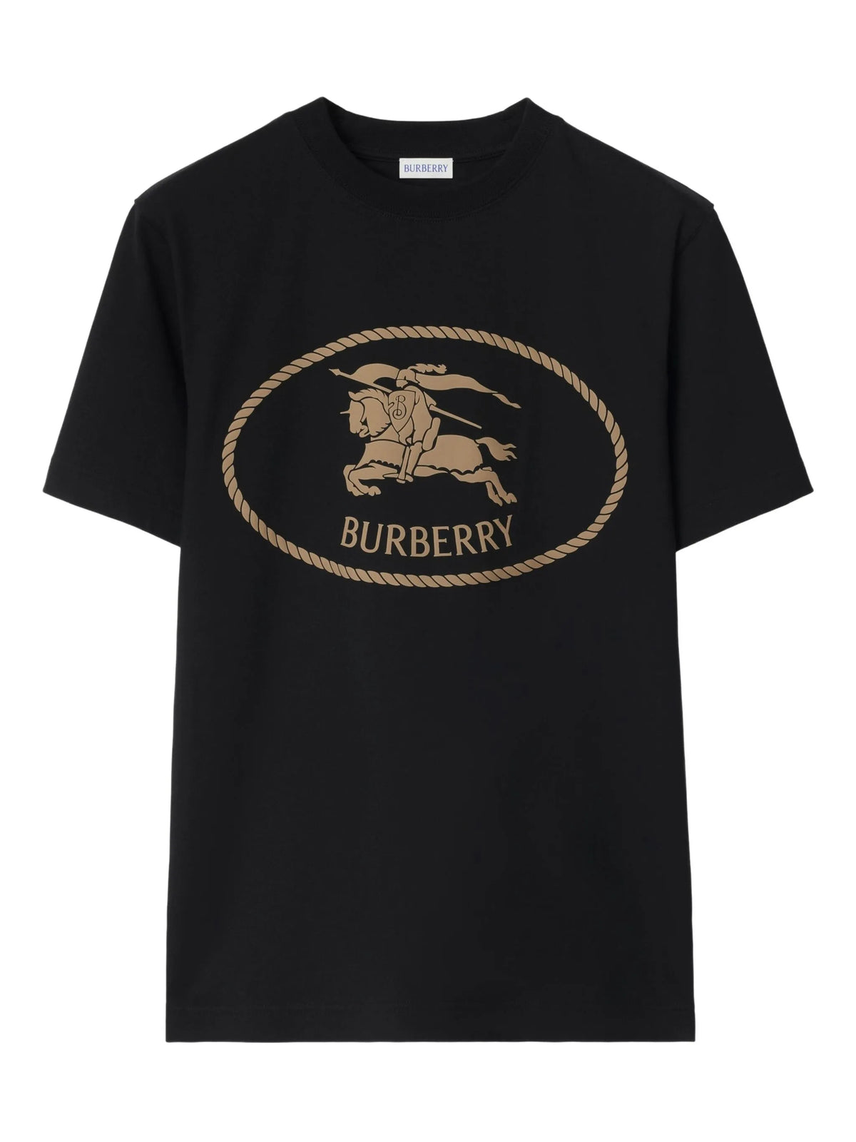 Knight-stamp cotton T-shirt