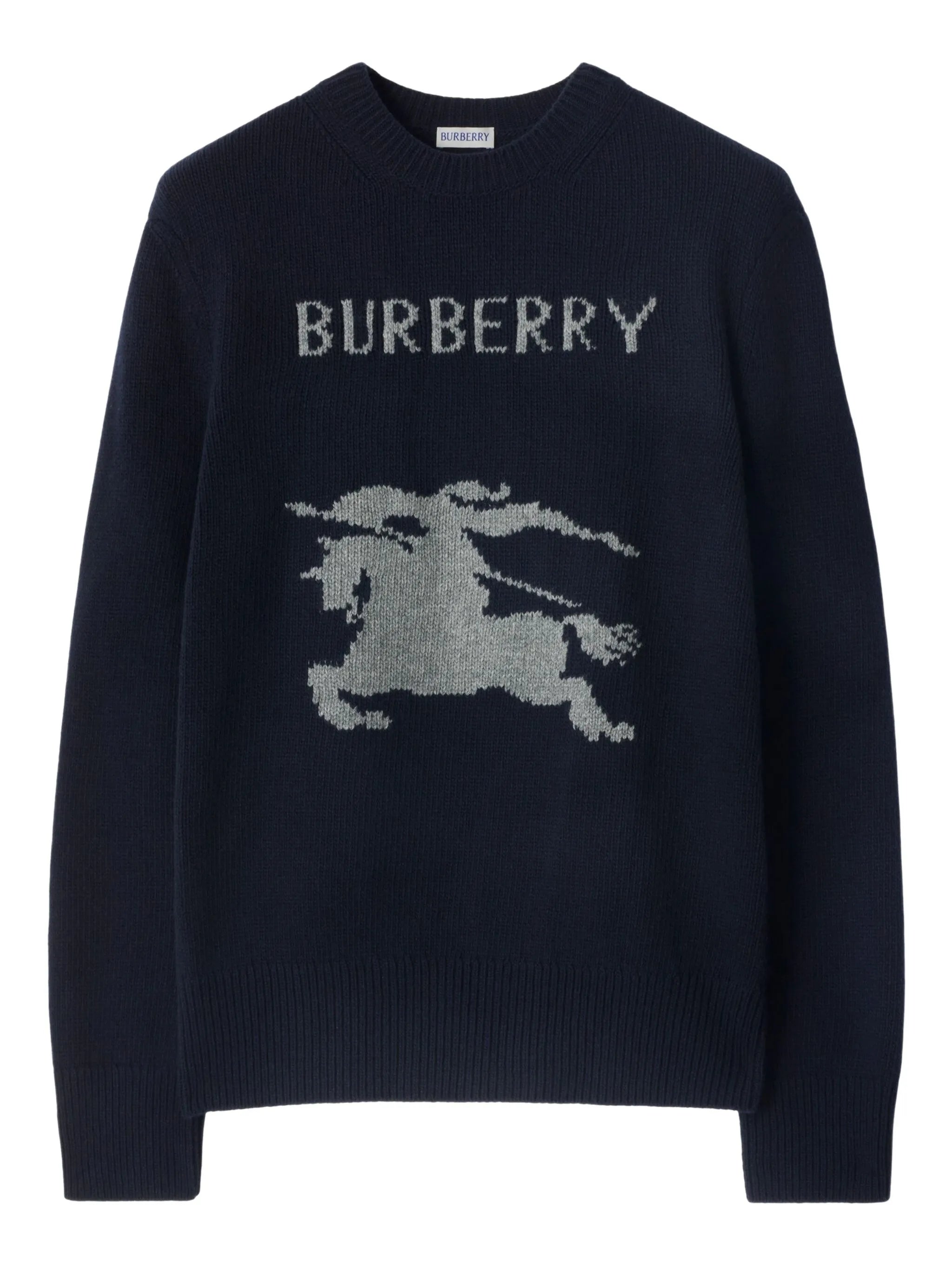 Equestrian Knight-motif sweater