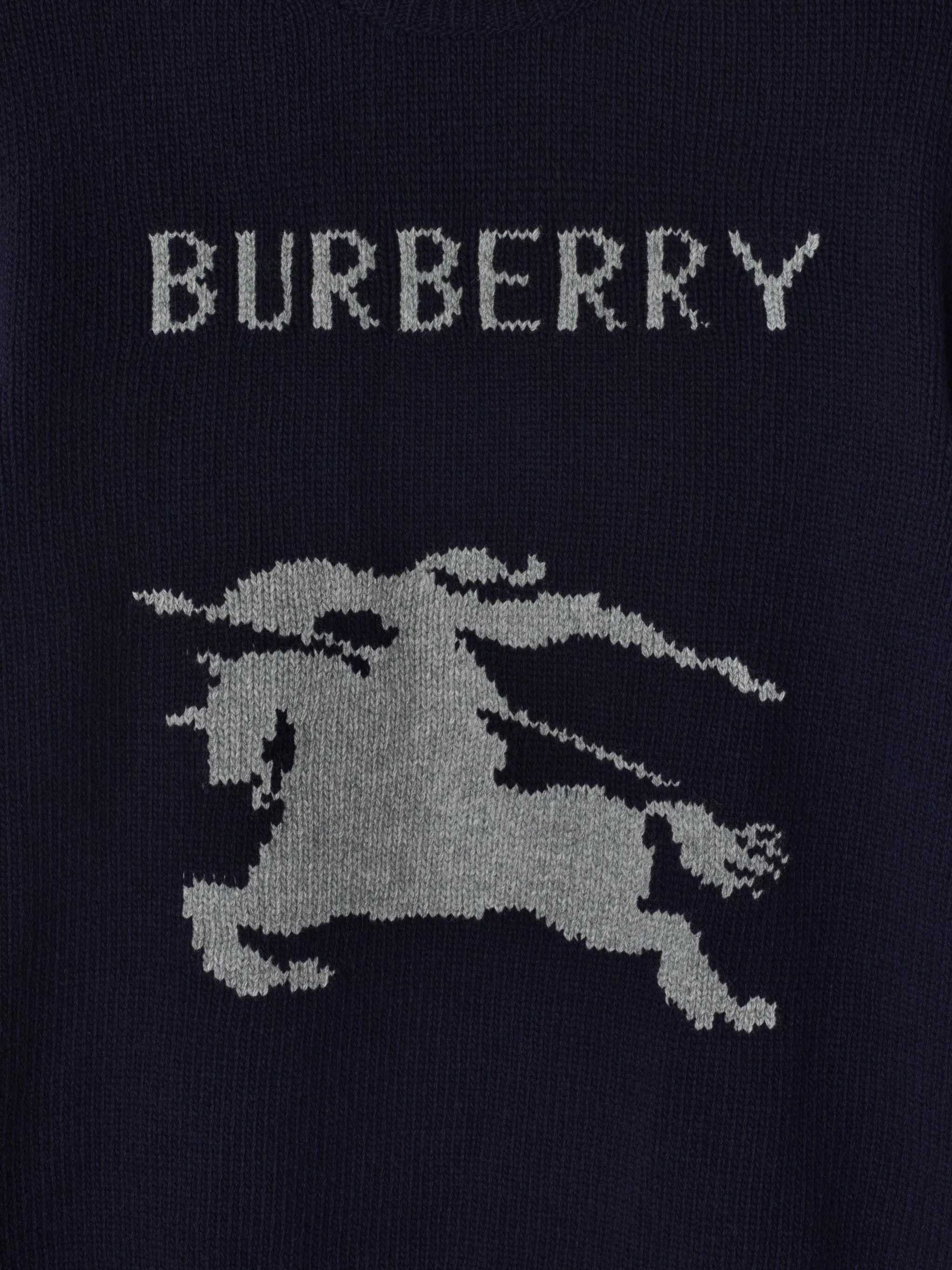 Equestrian Knight-motif sweater