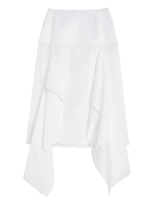 cotton midi skirt