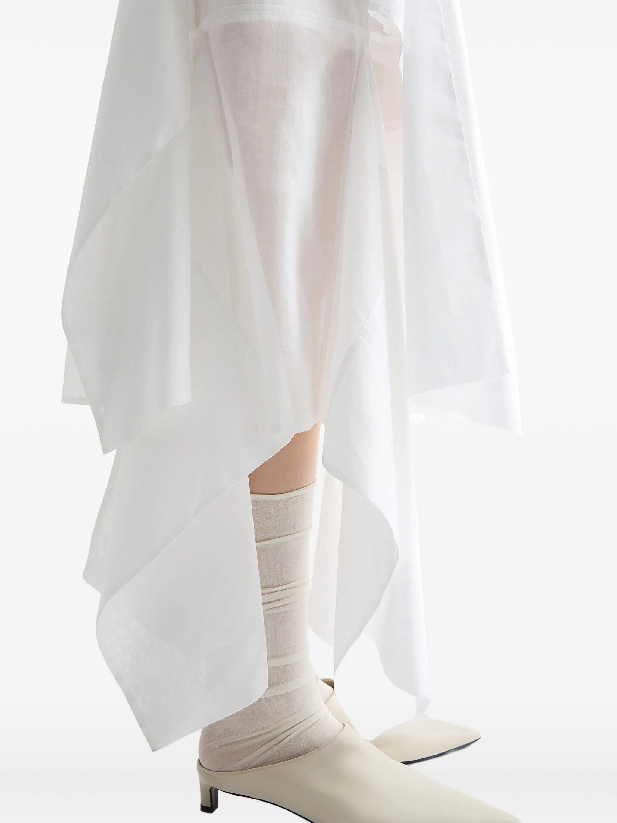 cotton midi skirt