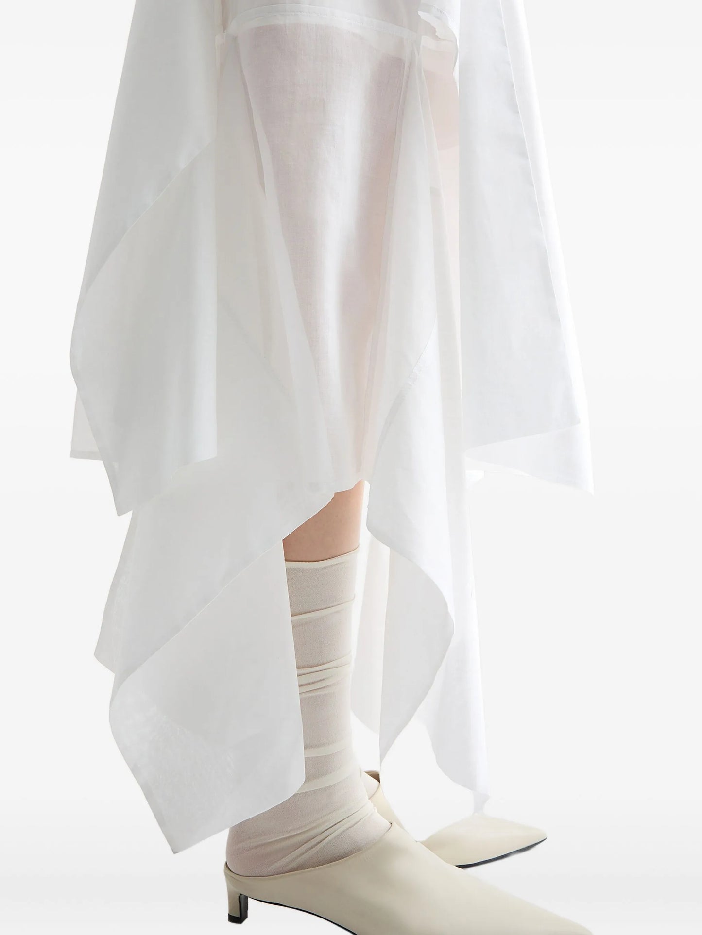 cotton midi skirt