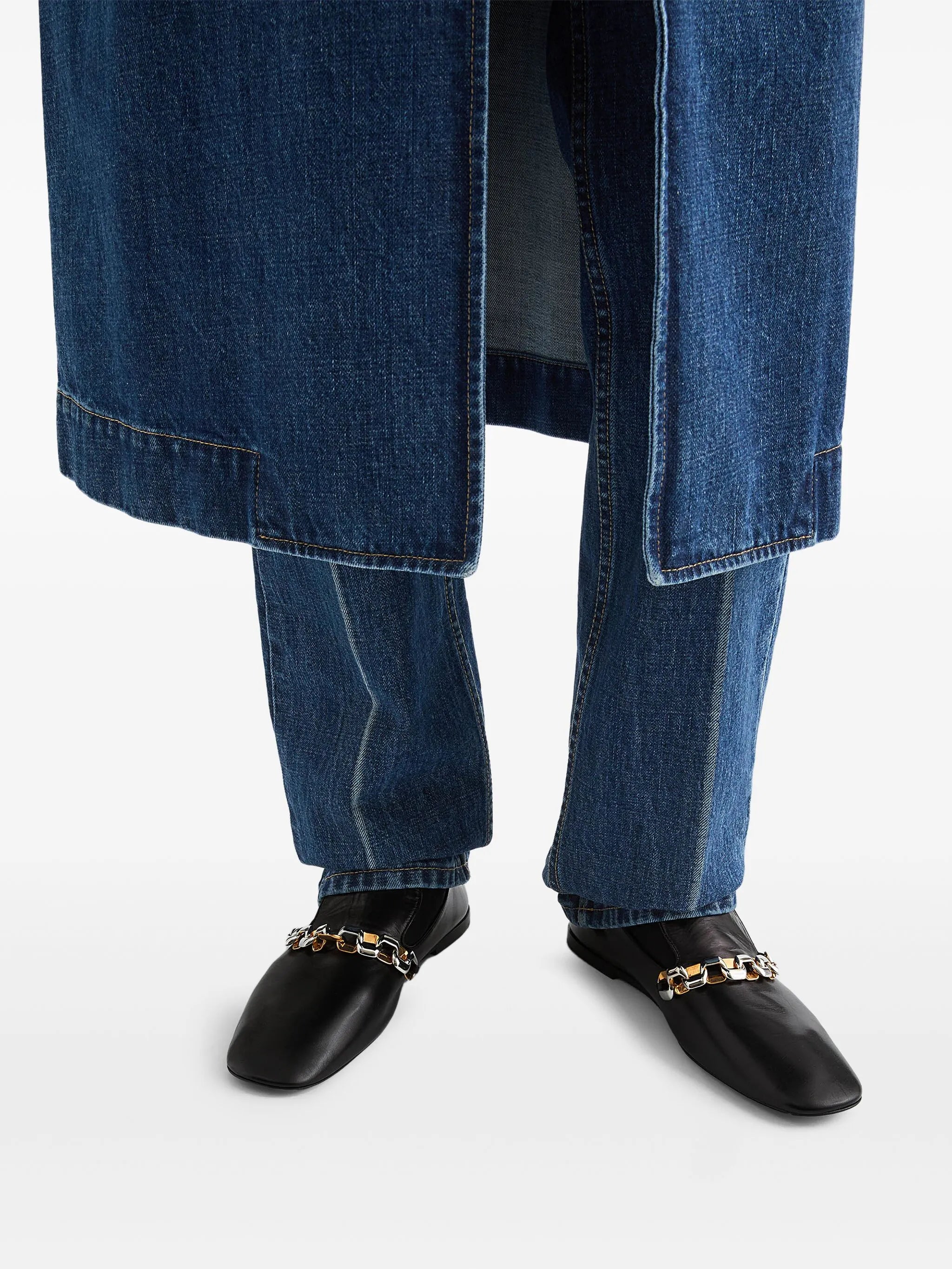 leather loafers