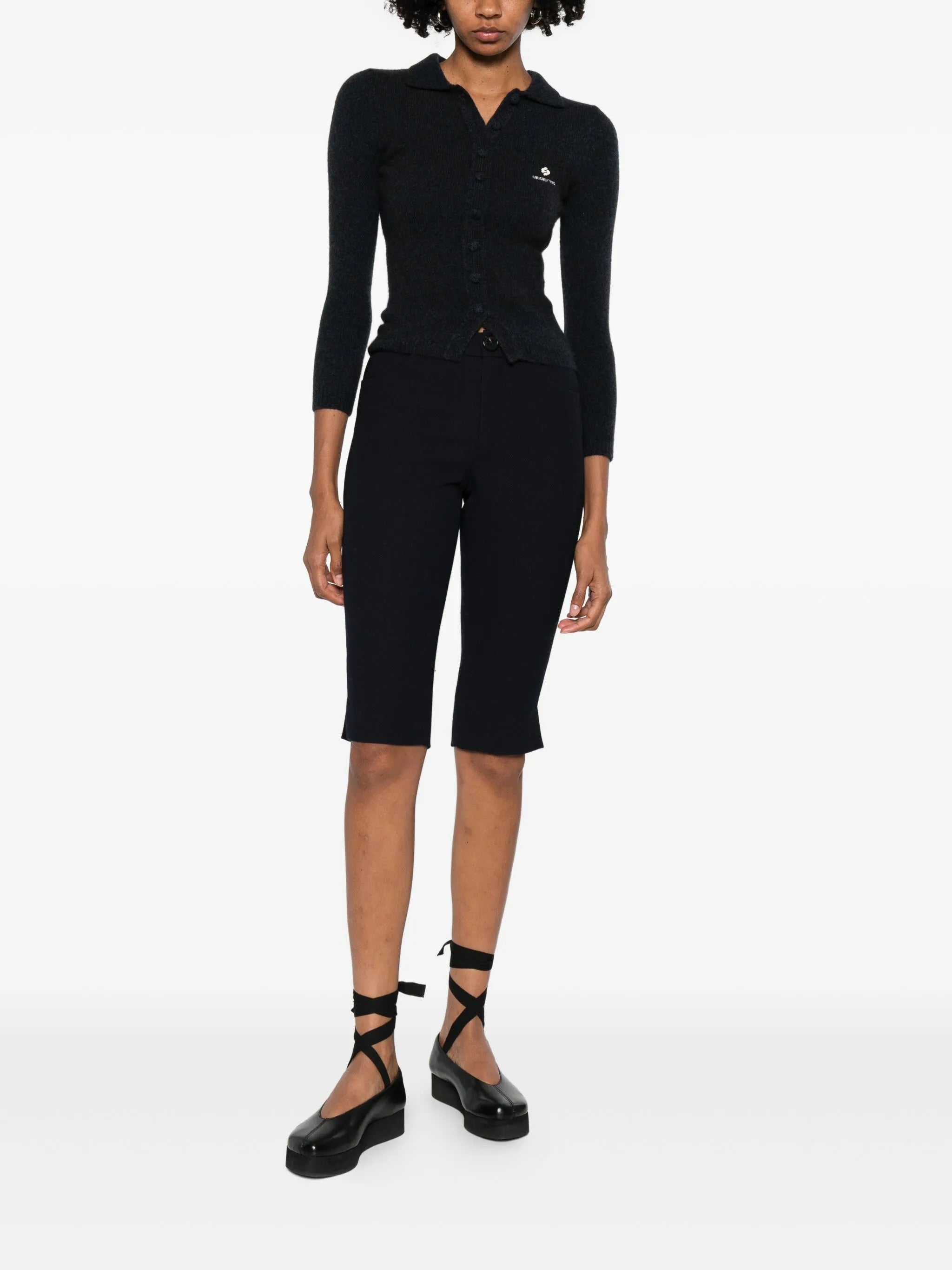 Capri cropped trousers