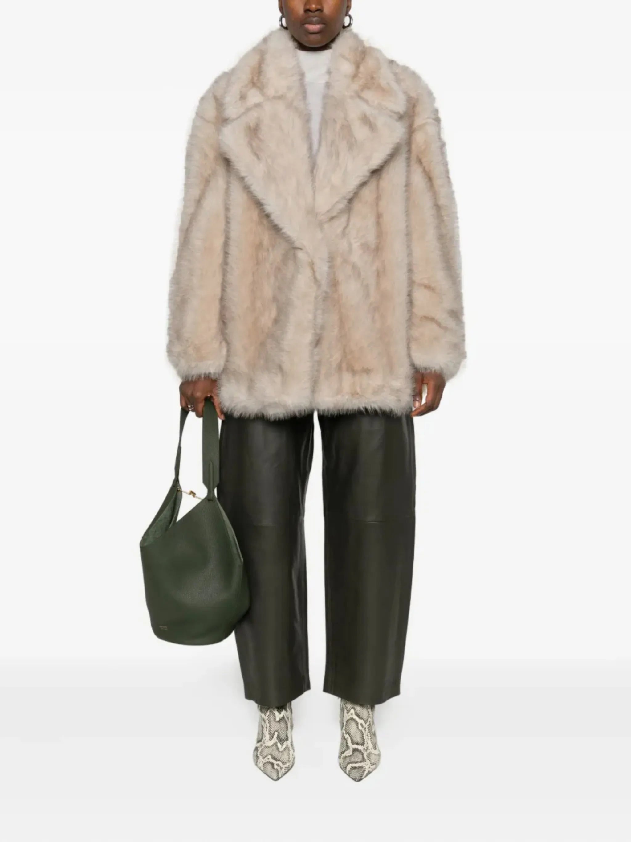 Rosaria faux-fur coat