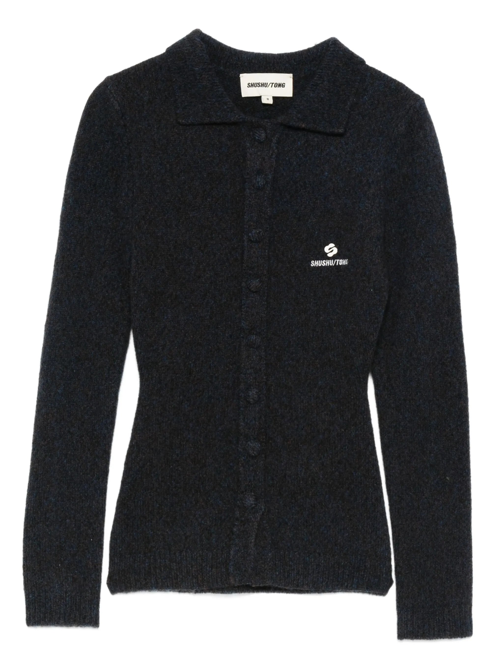 logo-detail cardigan