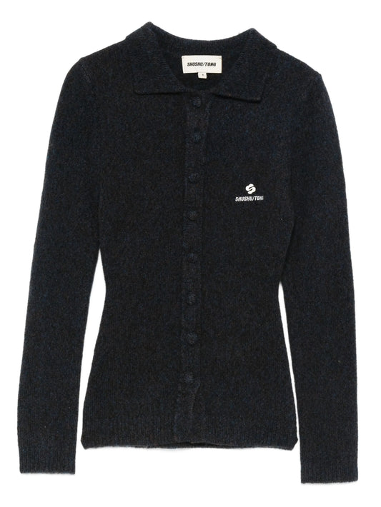 logo-detail cardigan