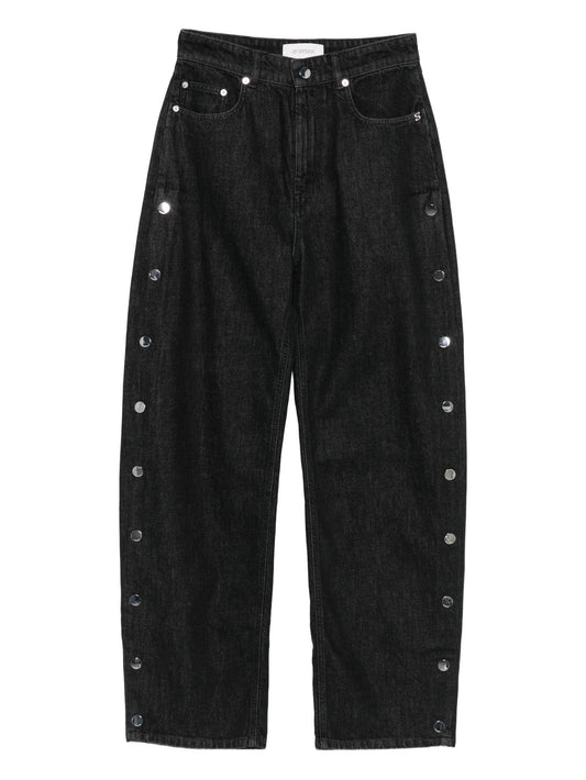 Galante side-button jeans