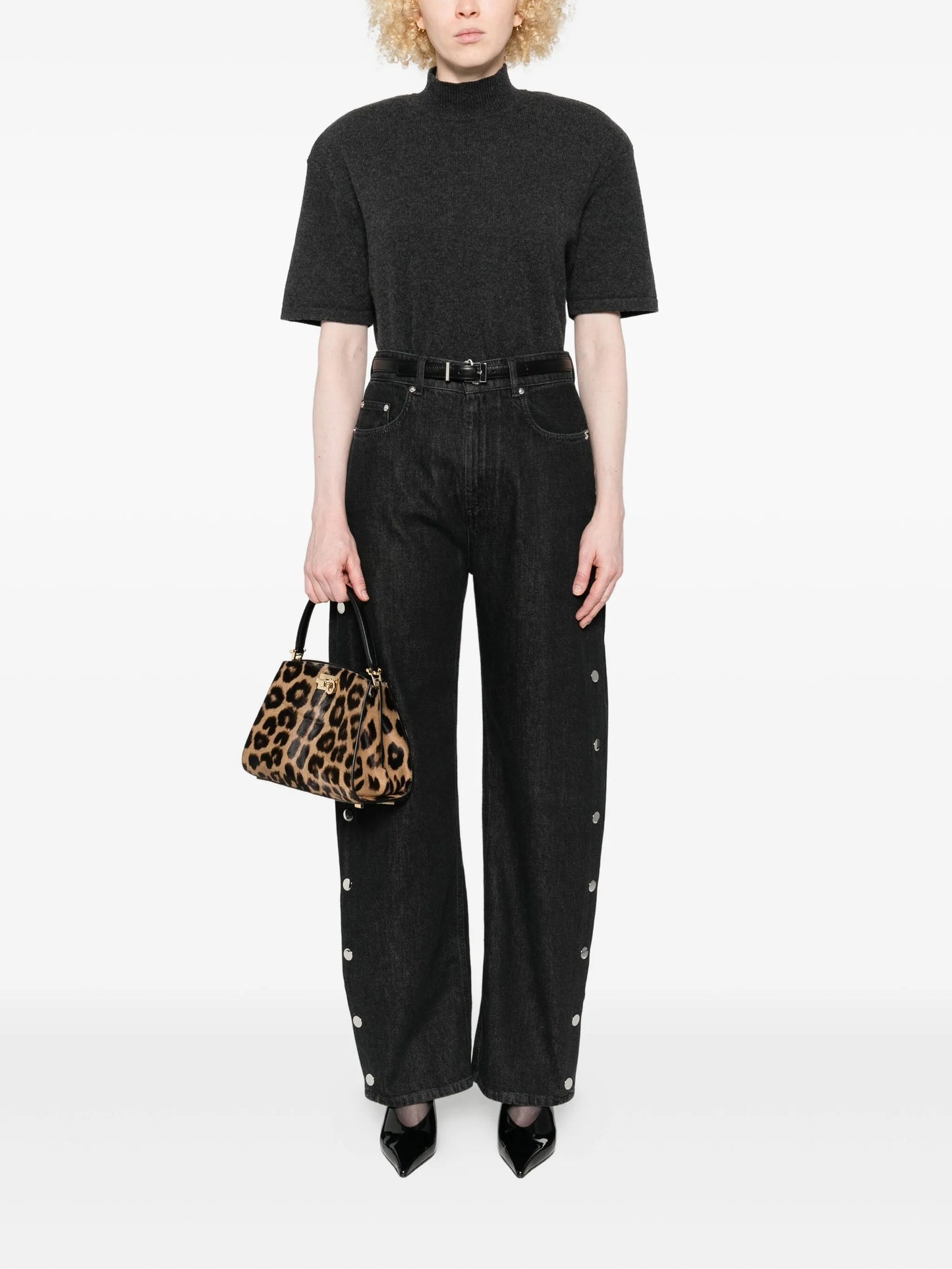 Galante side-button jeans